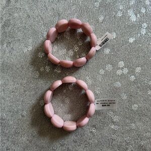 Altar’d State Pink Stretch Bracelets